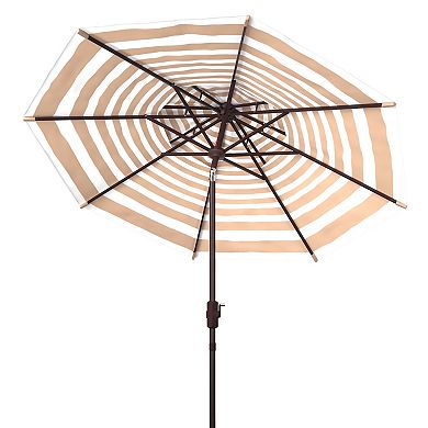 Safavieh Athens 9-ft. Double Top Crank Umbrella