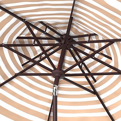 Safavieh Athens 9-ft. Double Top Crank Umbrella