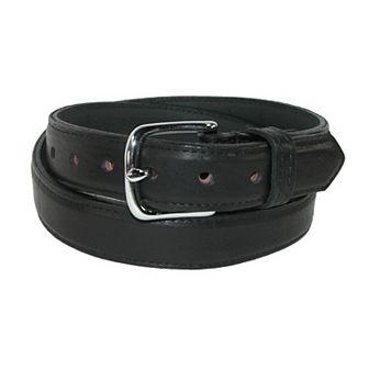 Boston Leather Men's Bison Leather Belt
