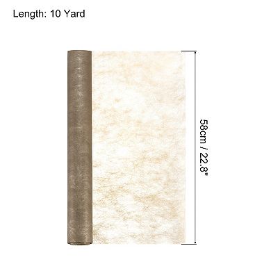 30ft Flower Wrapping Paper Bouquet Waterproof Packaging Cotton, Gold
