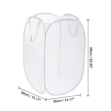 Mesh Laundry Hamper, Collapsible Laundry Baskets Bag
