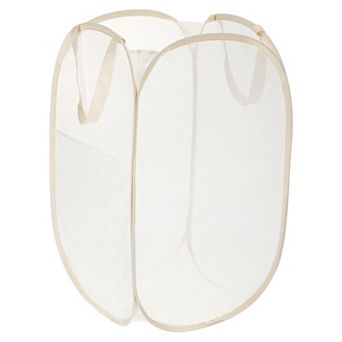 Mesh Laundry Hamper, Collapsible Laundry Baskets Bag