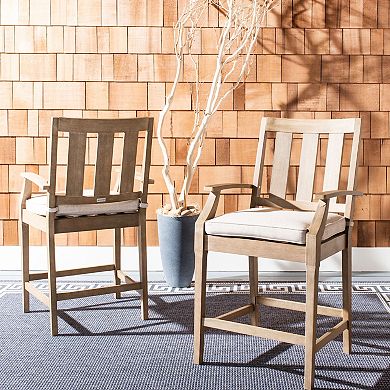 Safavieh 2-Piece San Salvador Patio Counter Stool Set