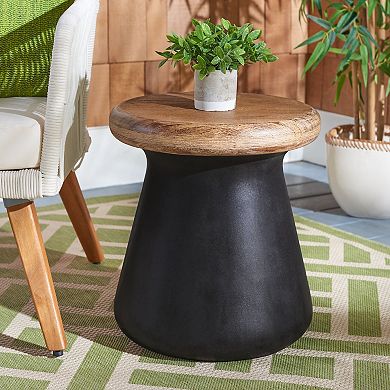 Safavieh Button Concrete Accent Stool