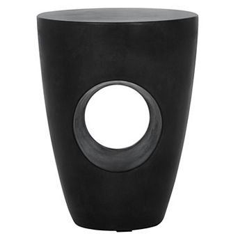 Safavieh Aishi Concrete Accent Stool