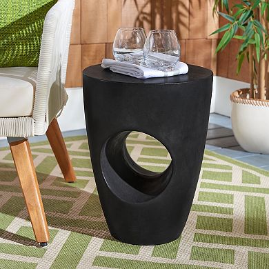 Safavieh Aishi Concrete Accent Stool