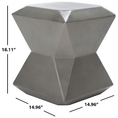 Safavieh Conan Concrete Accent Stool