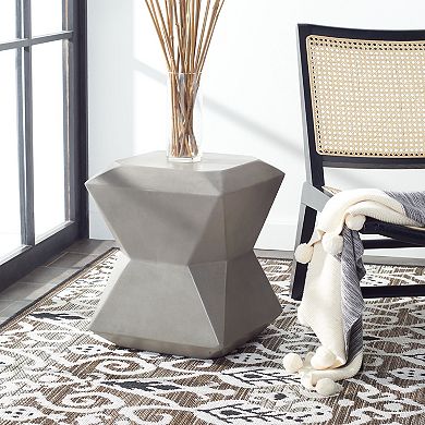 Safavieh Conan Concrete Accent Stool