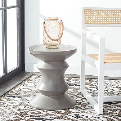 Safavieh Katara Concrete Accent Stool