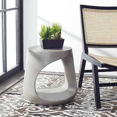 Safavieh Vikki Concrete Accent Stool