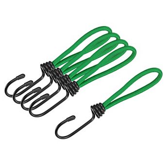 6 Inch Elastic Cords With Hook Fixed Straps For Camping Tent Canopy 5 Pack