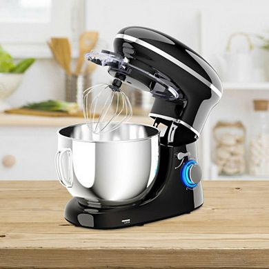 6 Speed 6.3 Qt Tilt-head Stainless Steel Electric Food Stand Mixer