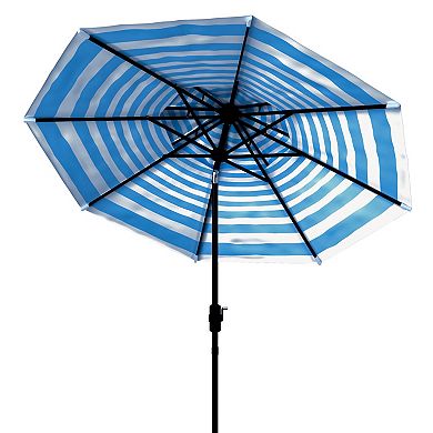 Safavieh Athens 9-ft. Double Top Crank Umbrella