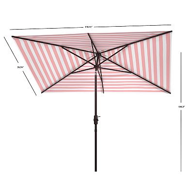 Safavieh Iris Fashion Line 10-ft. Rect Umbrella