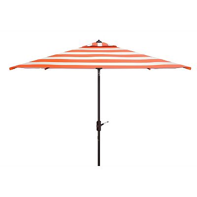 7 foot striped patio umbrella kohl's Safavieh Iris Fashion Line 7.5-ft. Square Umbrella
