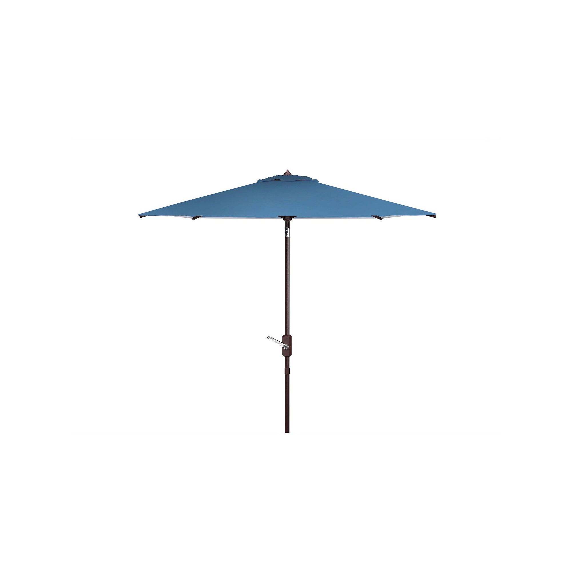 Safavieh Athens 7.5 Ft. Square Outdoor Umbrella, Bbaby Blue White