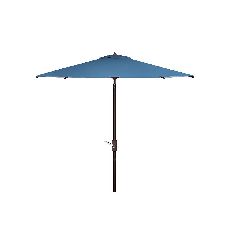 Safavieh Athens 7.5 Ft. Square Outdoor Umbrella, Bbaby Blue White