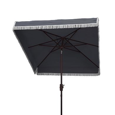 Safavieh Milan Fringe 7.5 Ft. Square Outdoor Umbrella