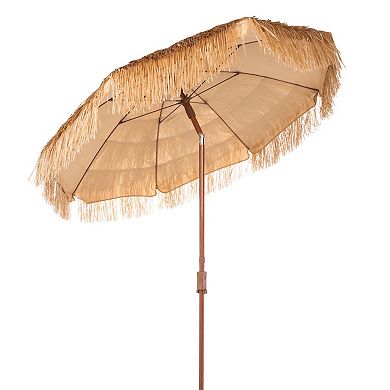 Safavieh Hilo 6.5 Ft. Tiki Beach Umbrella