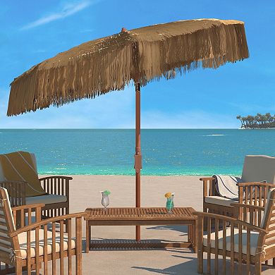 Safavieh Hilo 6.5 Ft. Tiki Beach Umbrella