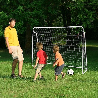 Soccer Goal For Backyard With Heavy Duty Frame And Ground Stakes