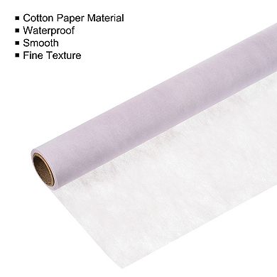 30ft Flower Wrapping Paper Bouquet Waterproof Packaging Cotton, Purple
