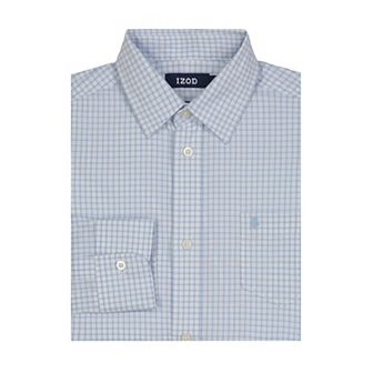 Boys 8-20 IZOD Long Sleeve Plaid Shirt