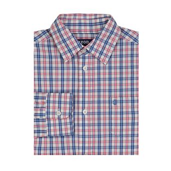 Boys 8-20 IZOD Long Sleeve Plaid Shirt