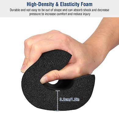 Black, Barbell Pad For Squats And Weight Lifting For Neck And Shoulder Protection