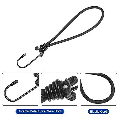 8 Inch Buckle Canopy Fix Elastic Rope With Hooks 6 Pack