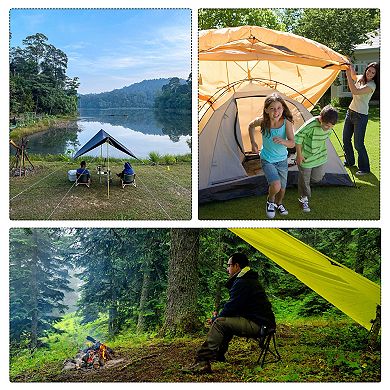 15.5mm Id Plastic Tent Tarp Bracket Pole Clips Fasteners For Camping 5pcs