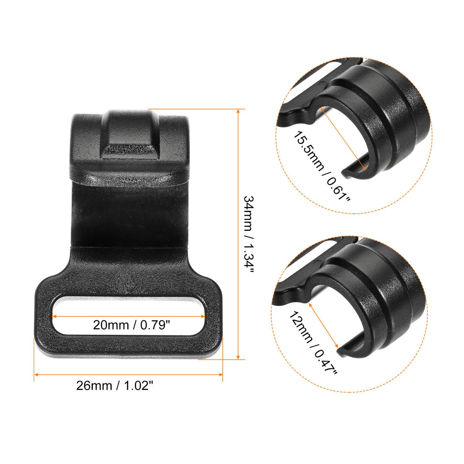 Supvox 50pcs Shade Cloth Clips For Tent Accessories Strong Load Capacity For Outdoor Activity Participants