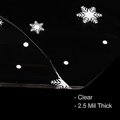 98ft X 16in Wrap Wrapper Wrapping Paper 2.5 Mil Thick White Snow, 1 Roll