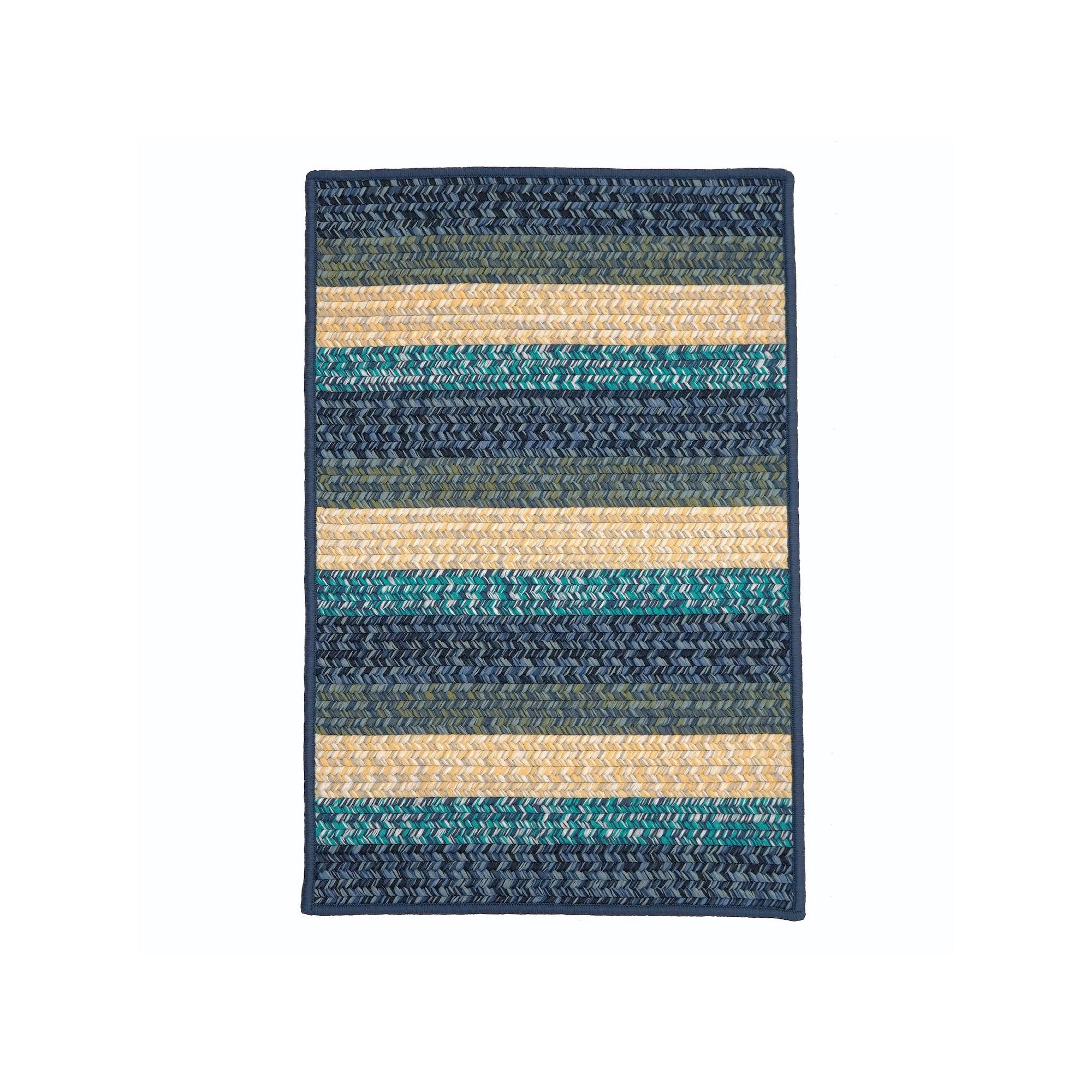 Colonial Mills Miramar Reversible Indoor/Outdoor Tweed Stripe Area or Throw