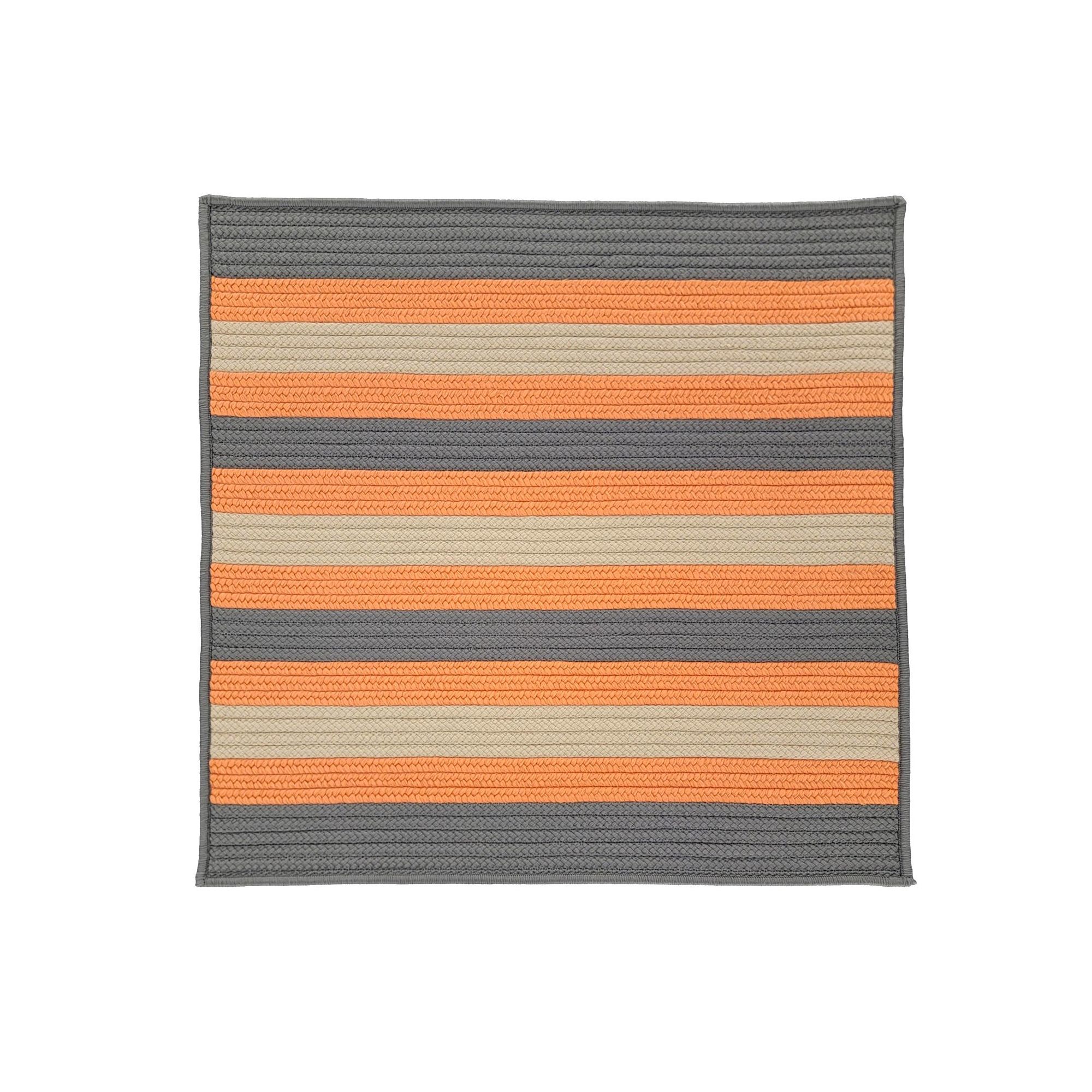 Colonial Mills Maldives Reversible Indoor/Outdoor Stripe Square Area Rug, R