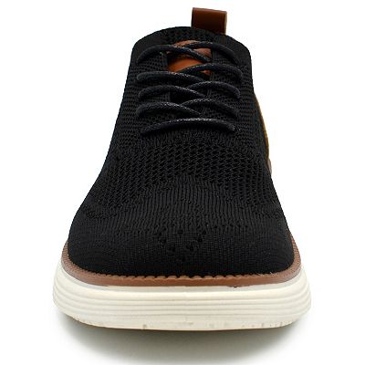 Akademiks Black Knit Oxfords Amazon.com | AKADEMIKS Mens Olney Wingtip Knit Oxford, Sleek  main image 4