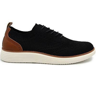 Akademiks Black Knit Oxfords Amazon.com | AKADEMIKS Mens Olney Wingtip Knit Oxford, Sleek  main image 3