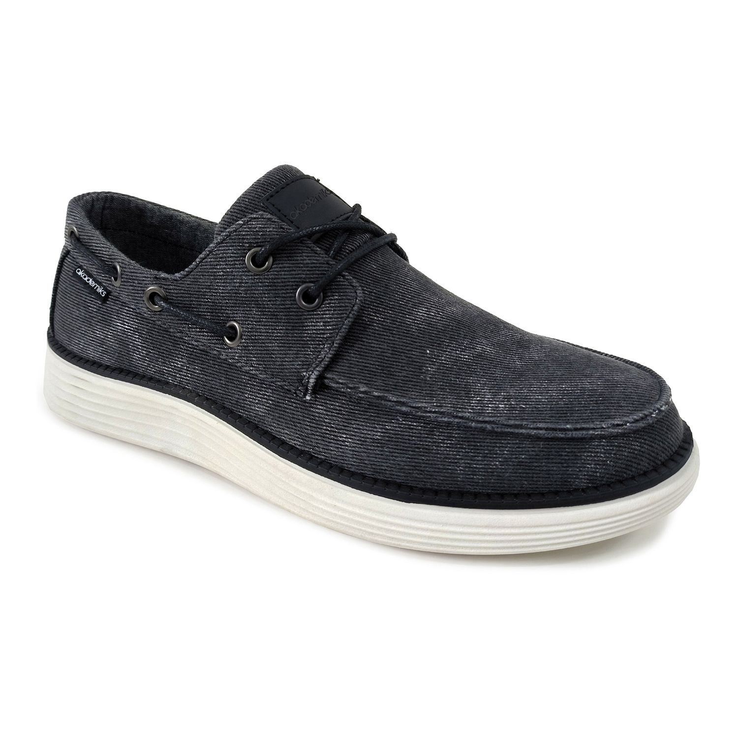 Мужские туфли Akademiks Knox Boat, цвет: Чёрный