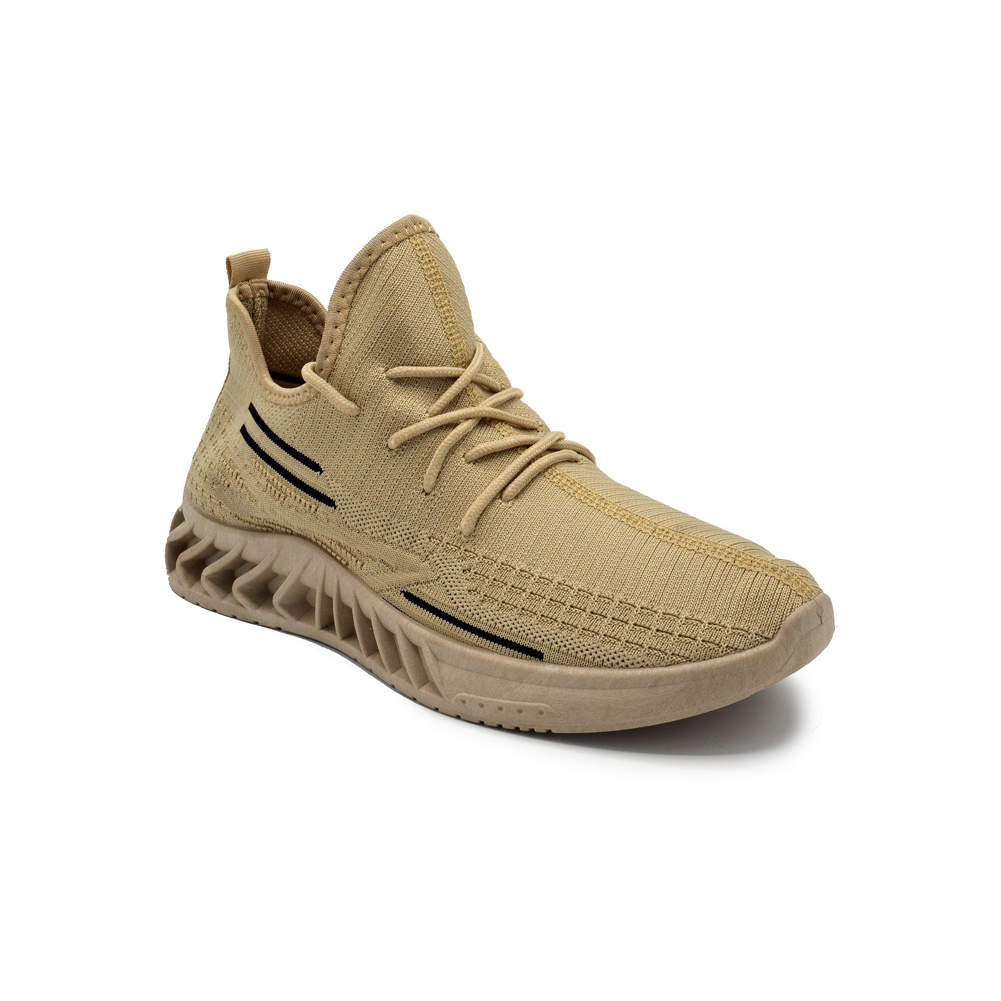Akademiks Mens Lightweight Sneakers, Size: 8, Beige
