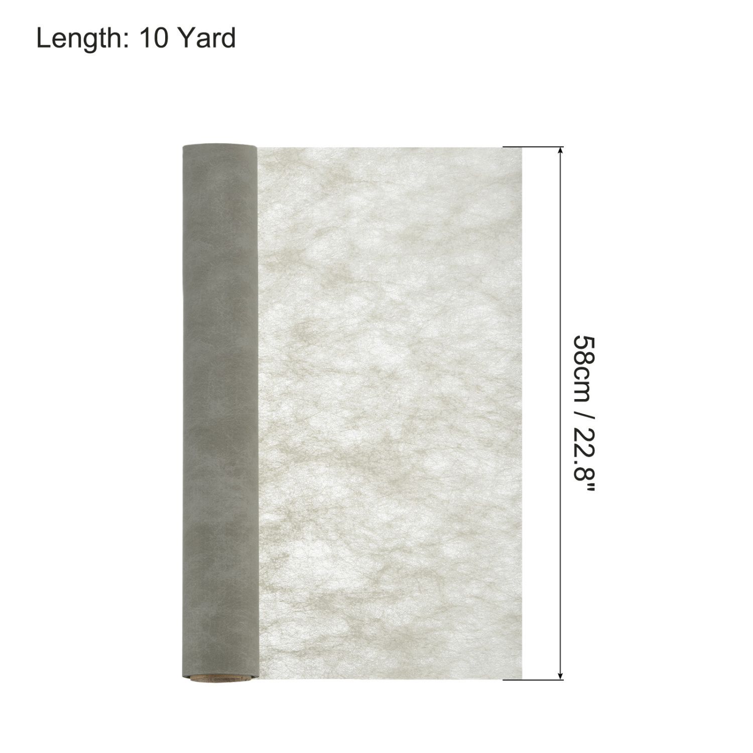Papier D'emballage Fleurs - 30 Pieds (environ 9 M) - Coton Waterproof Transparent Blanc - Parfait Pour Bouquets, Décorations, Mariages