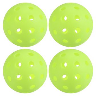 40 Holes Outdoor Pickleball Balls Usa Pickleball Pickleball Ball For Amateurs, 4 Pack