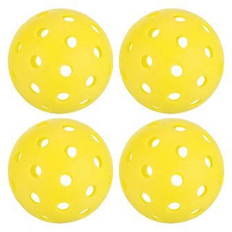 40 Holes Outdoor Pickleball Balls Usa Pickleball Pickleball Ball For Amateurs, 4 Pack