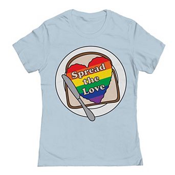 Junior's Spread The Love Pride Graphic Tee
