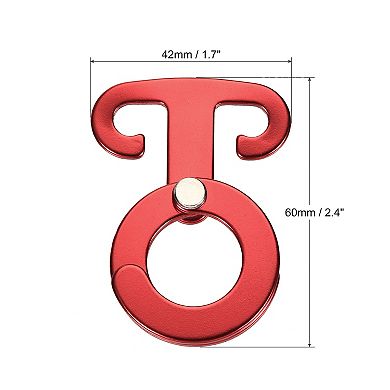 Self-locking Aluminum T-ring Camping Tent Rope Hooks Buckles 6 Pack