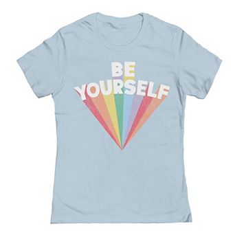 Junior's Be Yourself 6 Pride Graphic Tee