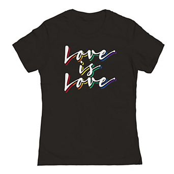 Junior's Love Is Love Pride Graphic Tee