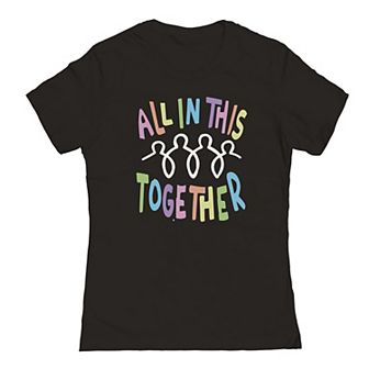 Junior's All In This Together Pride Graphic Tee