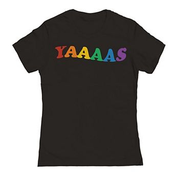Junior's YAAAAS ART Pride Graphic Tee