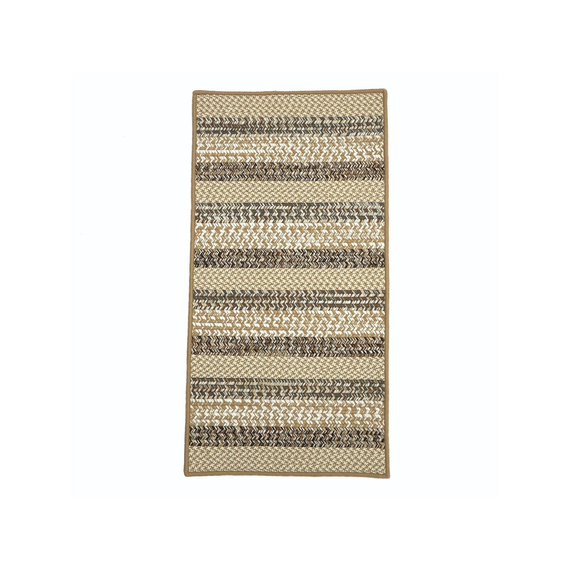 Colonial Mills Punta Cana Reversible Indoor/Outdoor Stripe Runner Rug, Natu