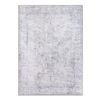 World Rug Gallery Vintage Inspired Distressed Area Rug